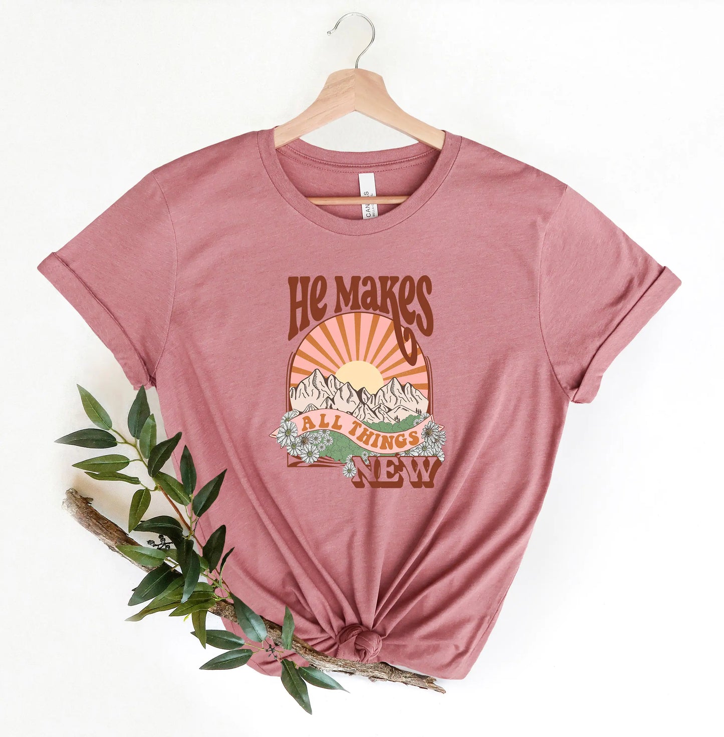 He Makes All Things New - Christian Women Shirt